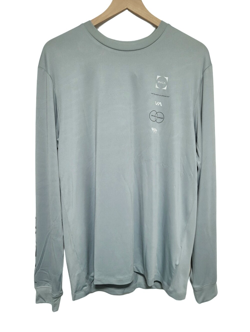 RVCA UPF 50+ Quick-dry Long Sleeve Sun Shirt Size Large New With Tag